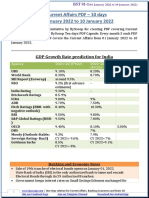 Current Affairs PDF - 10 Days 01 January 2022 To 10 January 2022