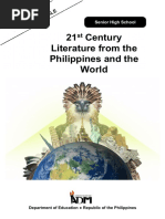 21 Century Literature From The Philippines and The World: OR SA LE