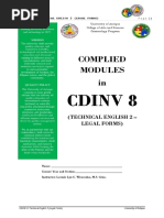 CDINV 8 Modules