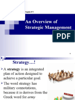 An Overview of Strategic Management: Chapter # 1