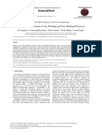 Life Cycle Assessment of Arc Welding and Gas Welding Processes