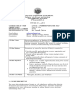 Understanding The Self Syllabus 2nd Sem 2021-22