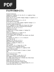 Data Pasword Ps 2