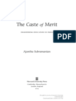 Ajantha Subramanian, Introduction, The Caste of Merit