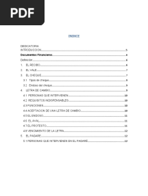 Documentos Financieros