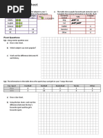 Bar Charts Worksheet