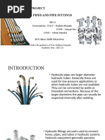 Pipe and Pipe Fittings in Hydraulic System