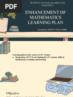 Enhancement of Mathematics Learning Plan: Technology