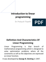 Introduction To LPP