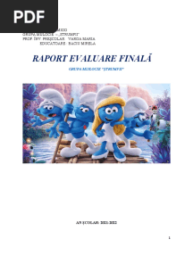 Evaluare Finala Raport Grupa Mijlocie