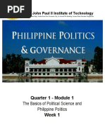 Module 1 Phil. Politics-Week 1