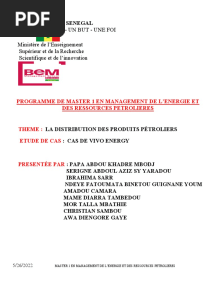 LA DISTRIBUTION DES PRODUITS PÉTROLIERS PDF 1