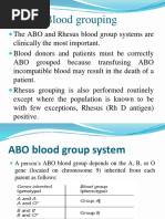 ABO Blood Grouping