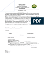 Agreement Form