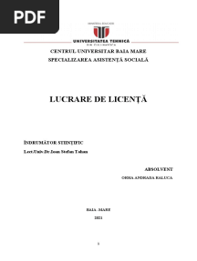 Licenta Copii Cu Deficiente Mintale