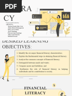 FINANCIAL LITERACY Group 3 - BSEd SS 3A - EDUC 206