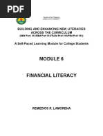 MODULE 6 Financial Literacy