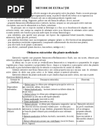 Metode de Extractie