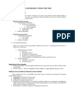 Learning Module 1 - Tax Remedies Under The NIRC-Remedies in General