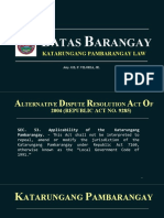 05 Katarungang Pambarangay Law