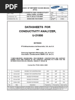 R2B-P3-206-02-P-HD-00007 - Rev.1 - Datasheets For Conductivity Analyzer U-21000 - Eng