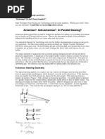 Ackerman? Anti-Ackerman? or Parallel Steering?