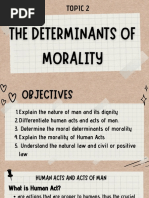 DETERMINANT OF MORALITY Presentation