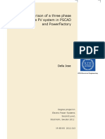 App12 KTH Master Thesis Comparison of A Three Phase Single Stage PV System in PSCAD - and PowerFactory PDF