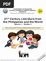 G11SLM2-21st-Century-LiteratureFINAL For Student