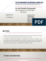 Securities and Portfolio Management: External Presentation On Bond Value Theorems