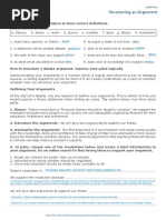 Structuring An Argument For Students (1090)