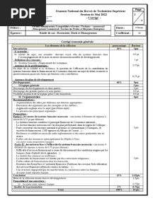 Corrigé EDM 2022 PDF