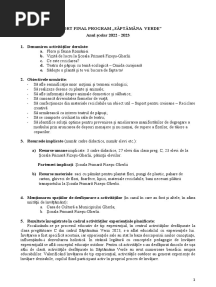 Model Raport Final Saptamana Verde
