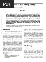 Recent Advances in Pulp Vitality Testing.4