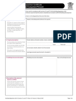 Form 12: Aspect Inspection Certificate (Appointed Competent Person)