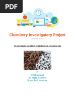 Krish Anand - Investigatory Project (Chemistry)