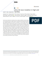 2021-Rates of Contributory de Novo Mutation in High and Low-Risk Autism Families.