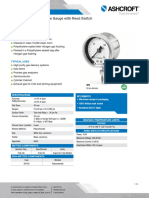 ASCHCROFT Datasheet-Hps-Hp-Pressure-Gauge-Reed-Switch