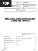 Functional Design Specifications - Esd/Bms/F&G Software: J-Dms