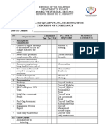 RR13.ISO Checklist Post Audit