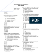 NAPOLCOM Sample Questionaire