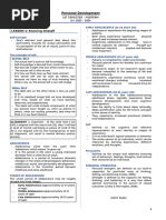 G11 - Personal Development - 1st Sem - Midterm Notes