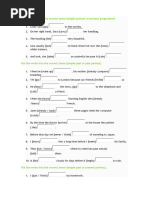 Verbal Tenses