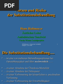 SUCHT Risiko Von Substanzen