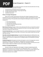 Strategic Management Chapter # 1