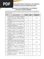 REQUEST FOR EXPRESSIONS OF INTEREST For Supervision of Road Bridge