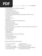 Maintaining Equipment and Software Chapter 1 Exam