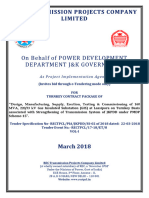 Tender Document For 160 MVA 220-33kV Lassipora GIS Package