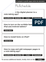 Instructions - Digital Planner