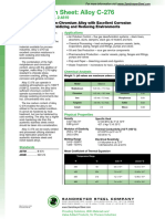 Alloy 276 Spec Sheet